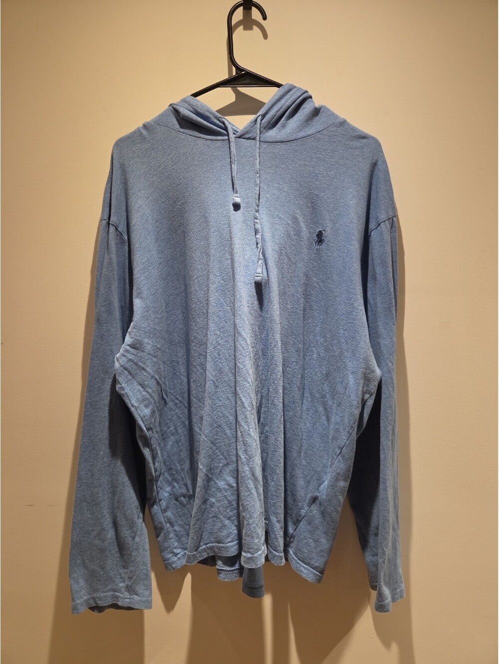 Polo Ralph Lauren Hoodie Mens XL Blue Pony Logo